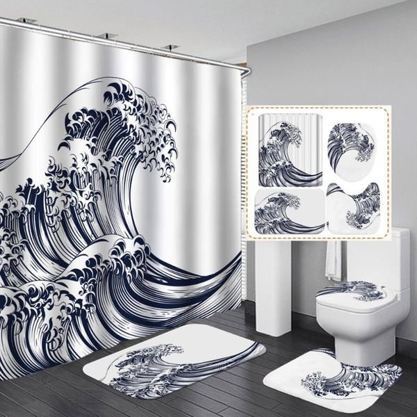shower curtains design waves curtain fashion bathroom frabic waterprood polyester bath cool textiles with hooks drop ship
shower curtains design waves curtain fashion bathroom frabic waterprood polyester bath cool textiles with hooks drop ship