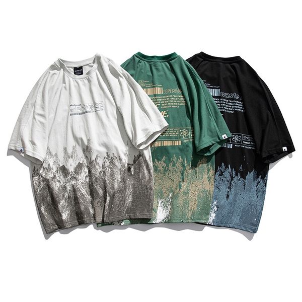 atn men's wear | summer new tapered tie dyed round neck short sleeve t-shirt young men and half sleeve tee for lovers, White;black
atn men's wear | summer new tapered tie dyed round neck short sleeve t-shirt young men and half sleeve tee for lovers, White;black
