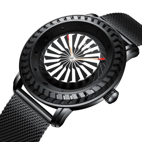 wristwatches men watch creative automatic turbine rotation bezel dial casual men's quartz luxury steel relogio masculino, Slivery;brown
wristwatches men watch creative automatic turbine rotation bezel dial casual men's quartz luxury steel relogio masculino, Slivery;brown