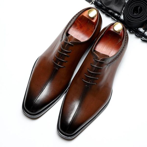dress shoes korean men's business leather wedding men british pointed lace up oxford zapatos de hombre, Black
dress shoes korean men's business leather wedding men british pointed lace up oxford zapatos de hombre, Black