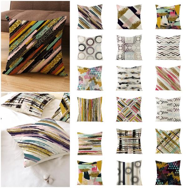 cushion/decorative pillow linen gold spot stripe geometry cushion cover modern nordic simple pillowcase sofa seat livingroom decorative thro
cushion/decorative pillow linen gold spot stripe geometry cushion cover modern nordic simple pillowcase sofa seat livingroom decorative thro