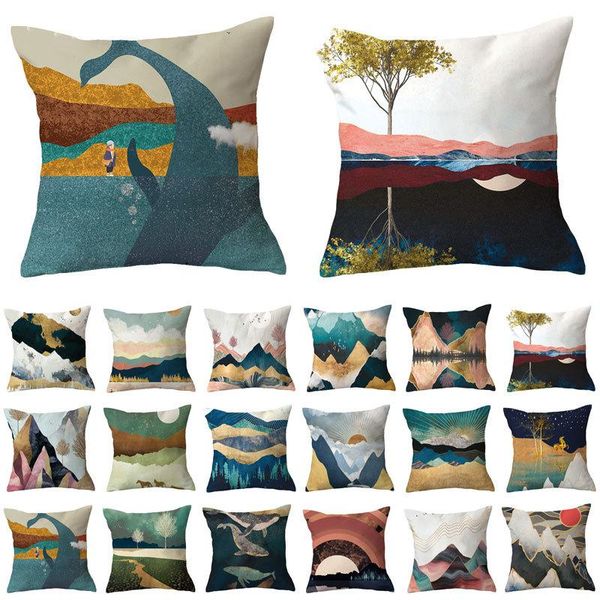 pillow case 45 * 45cm geometric cushion cover blue abstract printed short plush throw art pillowcase square home decor
pillow case 45 * 45cm geometric cushion cover blue abstract printed short plush throw art pillowcase square home decor