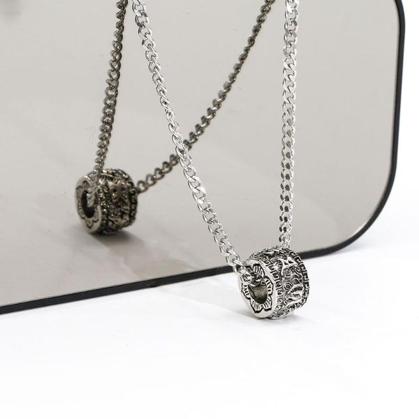 pendant necklaces retro hip-hop fashion round letter necklace rotatable for women men punk party jewelry gift, Silver
pendant necklaces retro hip-hop fashion round letter necklace rotatable for women men punk party jewelry gift, Silver