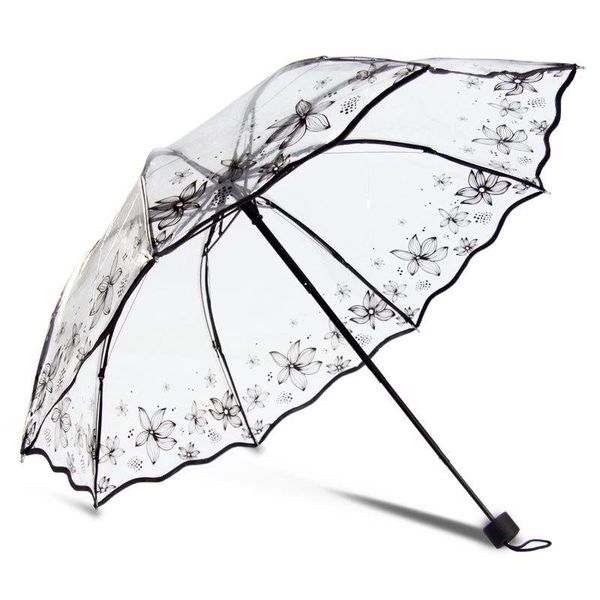 transparent folding umbrella thicken three-folding advertising women rain sunny and rainy parasol umbrellas
transparent folding umbrella thicken three-folding advertising women rain sunny and rainy parasol umbrellas
