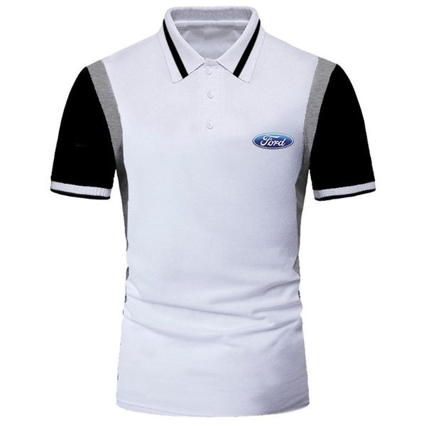 men's polos summer ford lapel shirt letter printing short-sleeved t-shirt business casual male ac15, White;black
men's polos summer ford lapel shirt letter printing short-sleeved t-shirt business casual male ac15, White;black