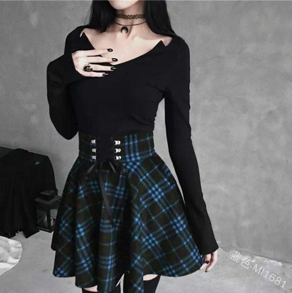 skirts spring and autumn gothic punk harajuku women's plaid printed skirt on street dance casual pleated umbrella girl student, Black
skirts spring and autumn gothic punk harajuku women's plaid printed skirt on street dance casual pleated umbrella girl student, Black