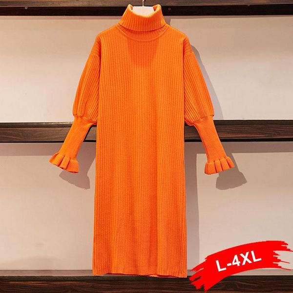plus size dresses winter thick warm turtleneck long sleeve sweater xxxl 4xl women korean style loose ruffles solid knitted dress, Black
plus size dresses winter thick warm turtleneck long sleeve sweater xxxl 4xl women korean style loose ruffles solid knitted dress, Black