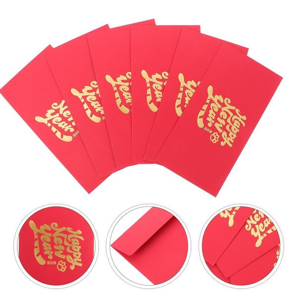 gift wrap 6pcs gilding money pouch festival red packet year envelopes
gift wrap 6pcs gilding money pouch festival red packet year envelopes