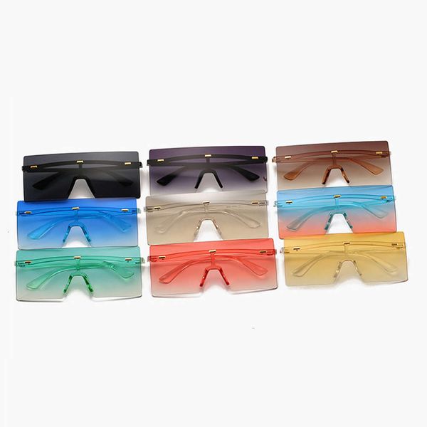 women plastic sunglasses oversized luxury designer flat frame glasses square one piece gradient len tinten lunette de soleil, Black
women plastic sunglasses oversized luxury designer flat frame glasses square one piece gradient len tinten lunette de soleil, Black