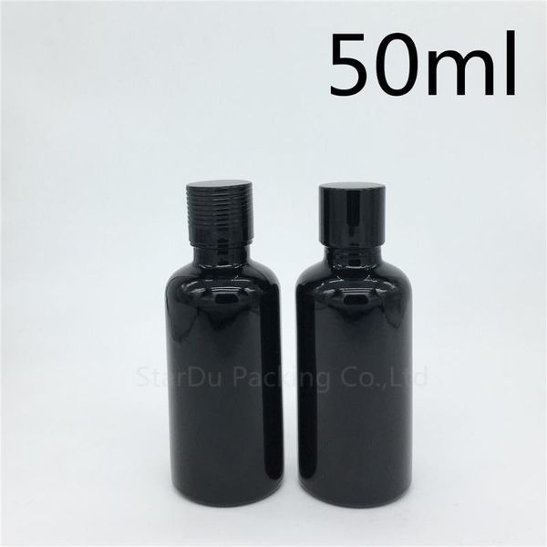 storage bottles & jars 200pcs 50ml black bottle serum container 50cc vial essential oil with screw cap perfume glass
storage bottles & jars 200pcs 50ml black bottle serum container 50cc vial essential oil with screw cap perfume glass