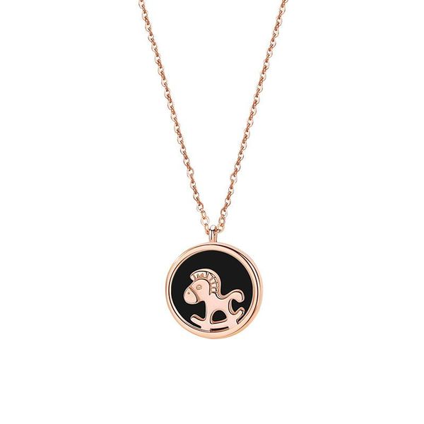 chains carousel necklace female creative design agate clavicle chain simple rose gold mother-of-pearl pendant, Silver
chains carousel necklace female creative design agate clavicle chain simple rose gold mother-of-pearl pendant, Silver
