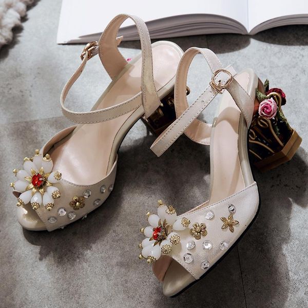 fashion women open toe sandals ankle strap crystal summer shoes red bridal wedding flower metal cages square high heel, Black
fashion women open toe sandals ankle strap crystal summer shoes red bridal wedding flower metal cages square high heel, Black