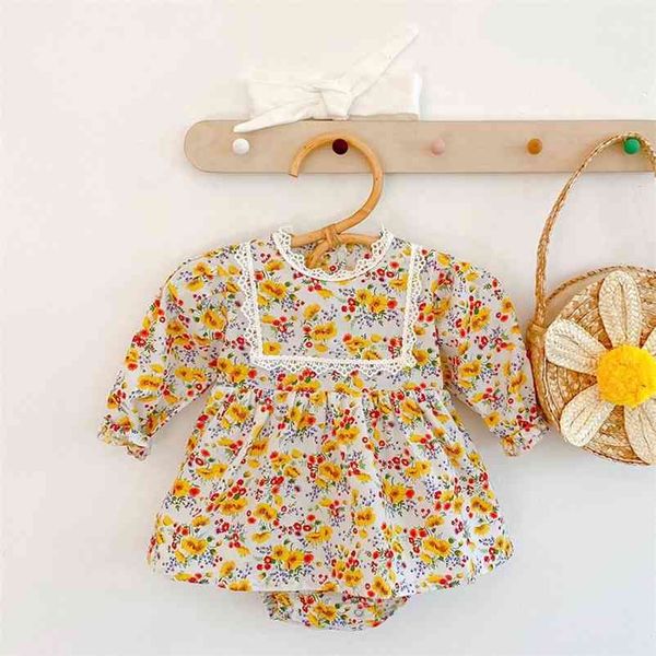 baby girls yellow flower rompers kids clothing spring autumn toddler girl long sleeve printing 210521, Blue
baby girls yellow flower rompers kids clothing spring autumn toddler girl long sleeve printing 210521, Blue