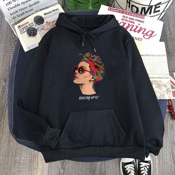 women's hoodies & sweatshirts retro girl print oversized sweatshirt velvet warm womens loose hooded simple all-match leisure casual pul, Black
women's hoodies & sweatshirts retro girl print oversized sweatshirt velvet warm womens loose hooded simple all-match leisure casual pul, Black