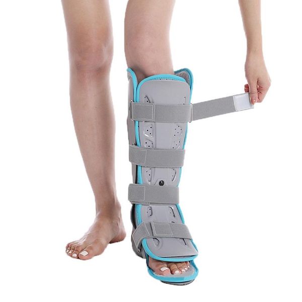ankle support walking boot fracture fixation brace for broken foot sprained fractures or achilles recovery, Blue;black
ankle support walking boot fracture fixation brace for broken foot sprained fractures or achilles recovery, Blue;black