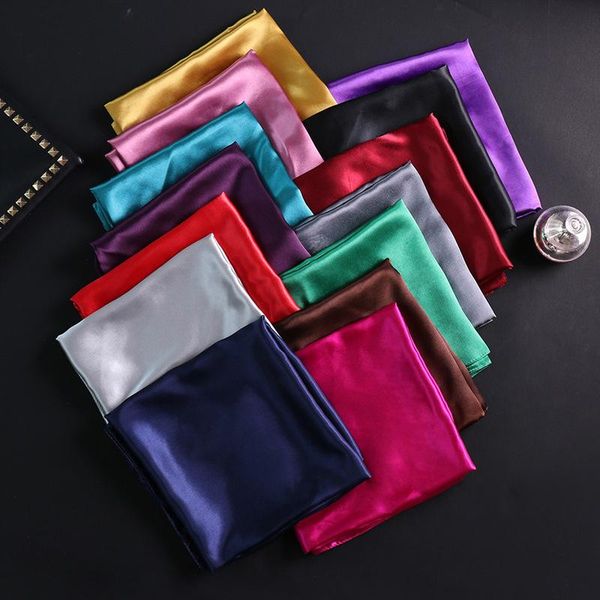 scarves 90*90cm square silk women satin muslim hijab plain shawls and wraps head scarf islamic female headband neck bag, Blue;gray
scarves 90*90cm square silk women satin muslim hijab plain shawls and wraps head scarf islamic female headband neck bag, Blue;gray