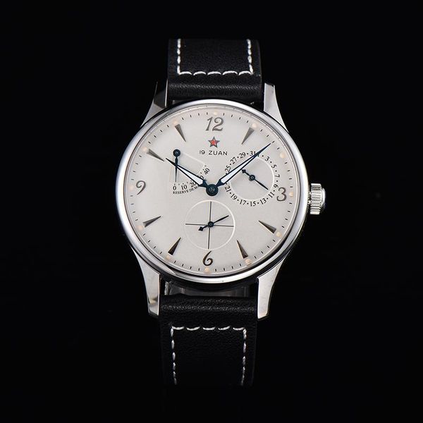 wristwatches vintage 1963 automatic mechanical movement watch for men sapphire power reserve wrist watches mens 2021 waterproof relógi, Slivery;brown
wristwatches vintage 1963 automatic mechanical movement watch for men sapphire power reserve wrist watches mens 2021 waterproof relógi, Slivery;brown