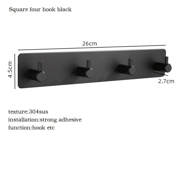 hooks & rails packet mail non-perforated door rear single metal non-trace stainless steel adhesive hook strong key plug
hooks & rails packet mail non-perforated door rear single metal non-trace stainless steel adhesive hook strong key plug