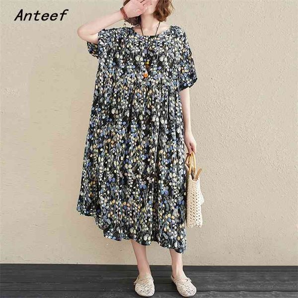 short sleeve plus size stain chiffon vintage dresses for women casual loose long summer dress elegant clothes sundress 210517, Black;gray
short sleeve plus size stain chiffon vintage dresses for women casual loose long summer dress elegant clothes sundress 210517, Black;gray