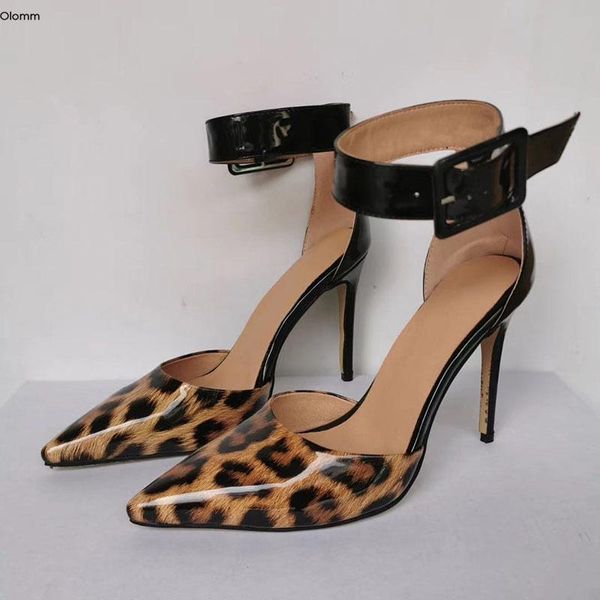 dress shoes olomm women ankle strap pumps stiletto high heel pointed toe gorgeous leopard party plus us size 5-15, Black
dress shoes olomm women ankle strap pumps stiletto high heel pointed toe gorgeous leopard party plus us size 5-15, Black