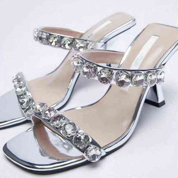 light luxury brand open toe fashion high heels women's summer new style rhinestone stiletto sandals all-match women's shoes y22021, Black
light luxury brand open toe fashion high heels women's summer new style rhinestone stiletto sandals all-match women's shoes y22021, Black