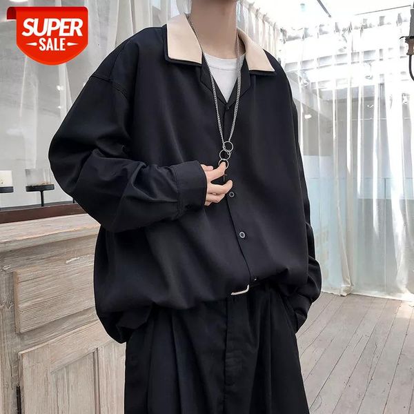 2020 men's lapel collar long-sleeved hawaiian shirt camisa masculina streetwear black/red color high-quality shirts size -2xl #5g0o, White;black
2020 men's lapel collar long-sleeved hawaiian shirt camisa masculina streetwear black/red color high-quality shirts size -2xl #5g0o, White;black