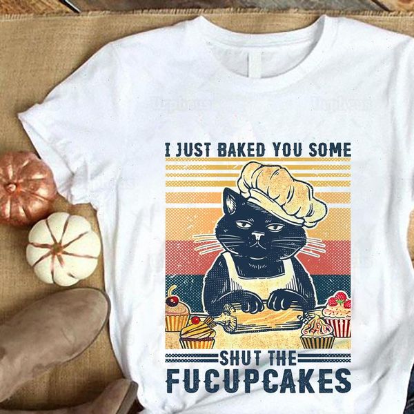 funny kitten housewife tshrit i womens t shirt just baked you some shut the fucupcakes retro cat style vintage, White
funny kitten housewife tshrit i womens t shirt just baked you some shut the fucupcakes retro cat style vintage, White