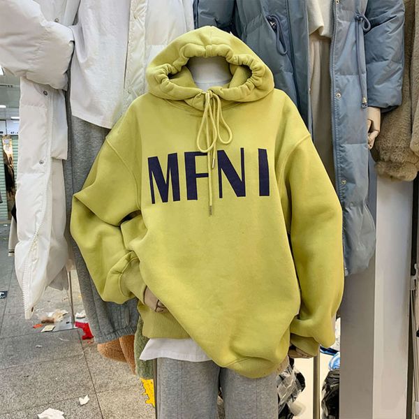 women's hoodies & sweatshirts hoodie weiyi plush thickened 2021 autumn winter korean ins trendy letter printing loose and versatile coa, Black
women's hoodies & sweatshirts hoodie weiyi plush thickened 2021 autumn winter korean ins trendy letter printing loose and versatile coa, Black