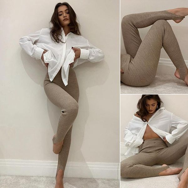 fashion slim tights women's yoga pants sports step-on-the-foot fitness khaki leggings, Black
fashion slim tights women's yoga pants sports step-on-the-foot fitness khaki leggings, Black