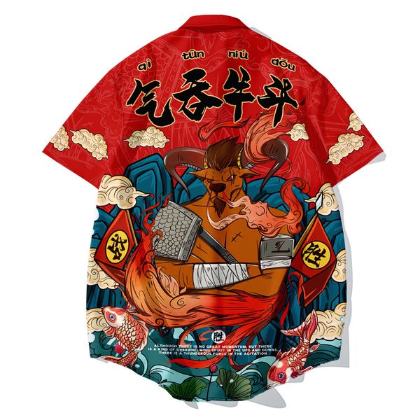 spring summer fashion cartoon printed men hawaiian shirt short sleeve streetwear chic blouse 2021 beach camisas s-6xl, Red
spring summer fashion cartoon printed men hawaiian shirt short sleeve streetwear chic blouse 2021 beach camisas s-6xl, Red