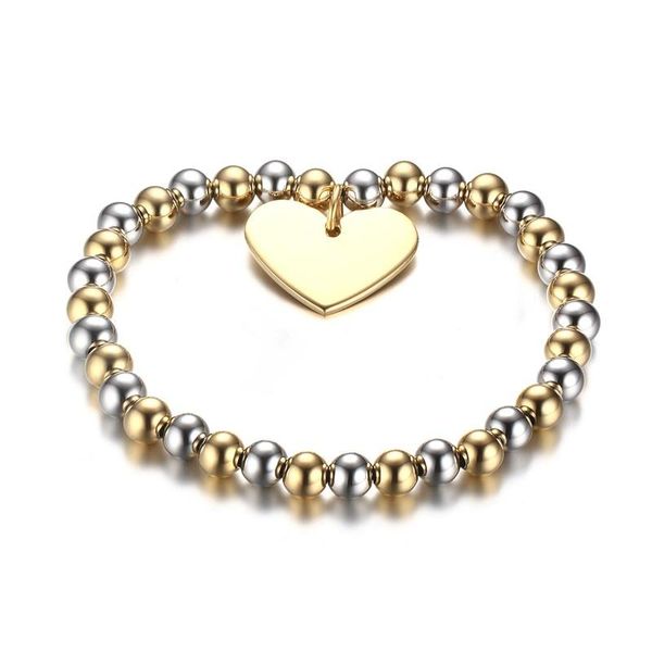 womans balls bead bangle stainless steel love heart cross charms stretch bracelet friendship gift wedding link, chain, Black
womans balls bead bangle stainless steel love heart cross charms stretch bracelet friendship gift wedding link, chain, Black