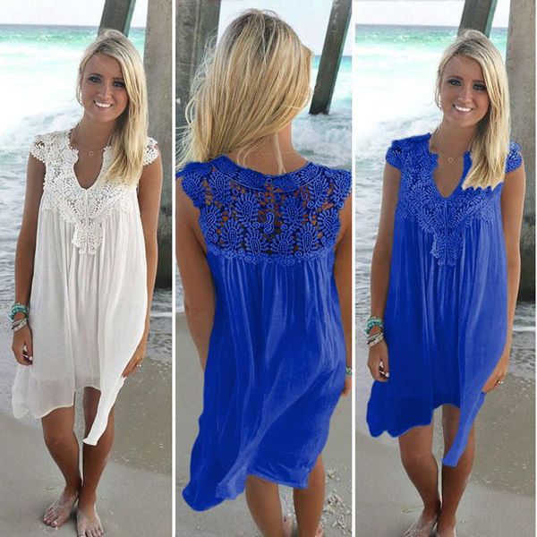 casual dresses summer women dress solid color sleeveless slim women's clothing 2021 fashion loose lace beach mid, Black;gray
casual dresses summer women dress solid color sleeveless slim women's clothing 2021 fashion loose lace beach mid, Black;gray