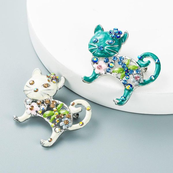 pins, brooches cartoon cute rhinestone cat brooch for woman man 2021 retro aniaml wholesale, Gray
pins, brooches cartoon cute rhinestone cat brooch for woman man 2021 retro aniaml wholesale, Gray