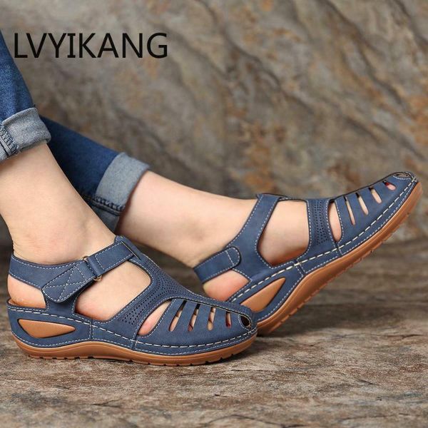 woman summer leather vintage sandals buckle casual sewing women shoes female ladies platform retro sandalias de verano para muje, Black
woman summer leather vintage sandals buckle casual sewing women shoes female ladies platform retro sandalias de verano para muje, Black