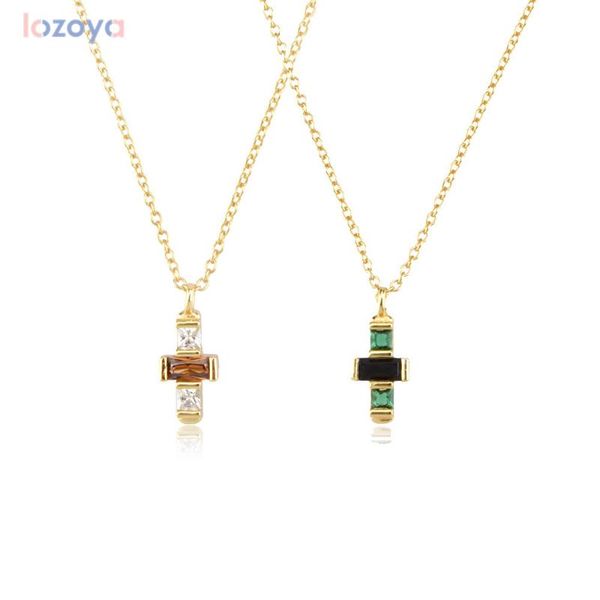 chains lozoya 925 sterling silver gold brown pave cz wedding green cross pendant long chain necklace small luxury zircon jewelry gift
chains lozoya 925 sterling silver gold brown pave cz wedding green cross pendant long chain necklace small luxury zircon jewelry gift