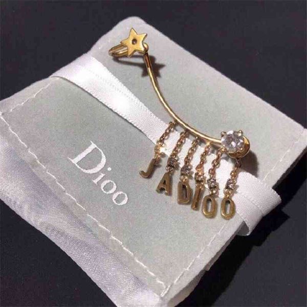 70% off outlet online family earrings new letter inlaid with diamond star single ring clip female net red same ear jewelry, Golden
70% off outlet online family earrings new letter inlaid with diamond star single ring clip female net red same ear jewelry, Golden