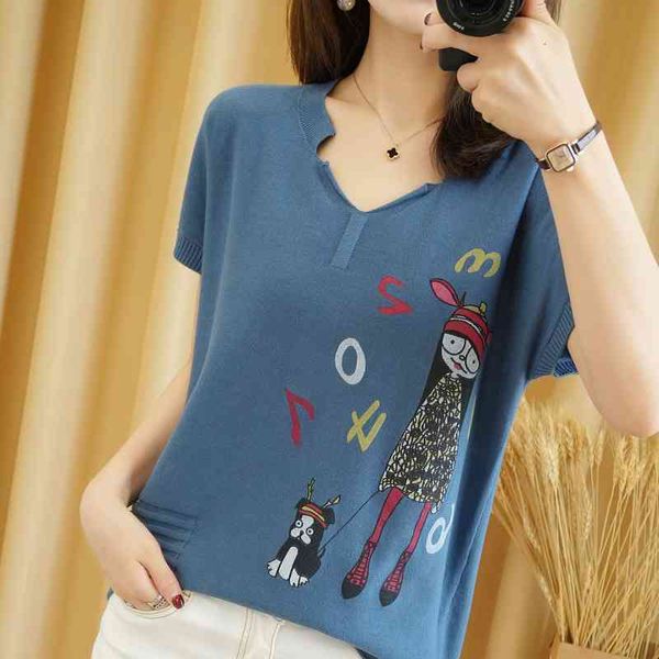 women's t-shirt pure cotton t-shirt 2021, casual summer mesh sweater, short sleeve, women's sweater with v, plus size, t-shirts, White
women's t-shirt pure cotton t-shirt 2021, casual summer mesh sweater, short sleeve, women's sweater with v, plus size, t-shirts, White