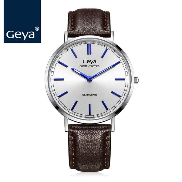 wristwatches geya japan miyota gl20 movement quartz men wrist watch fashion sports leather watchband male clock man, Slivery;brown
wristwatches geya japan miyota gl20 movement quartz men wrist watch fashion sports leather watchband male clock man, Slivery;brown