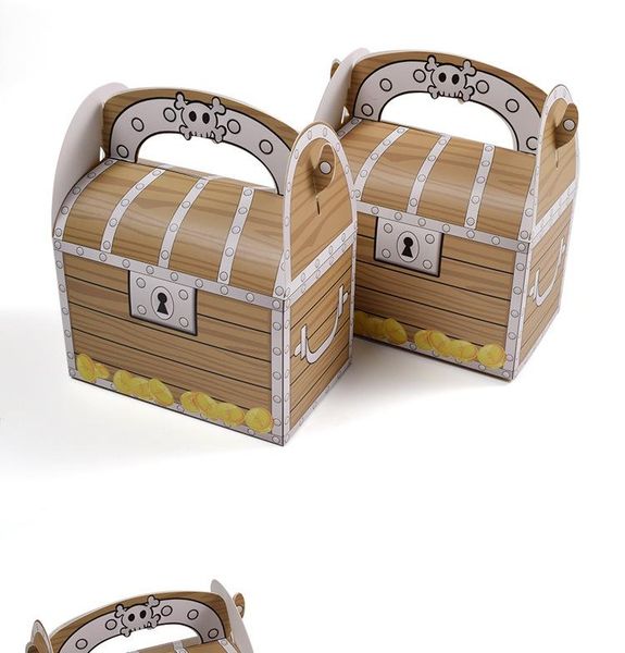 gift wrap 10pcs candy boxes and bags treasure box kids birthday party favors pirates caribbean gold paper packaging handle
gift wrap 10pcs candy boxes and bags treasure box kids birthday party favors pirates caribbean gold paper packaging handle