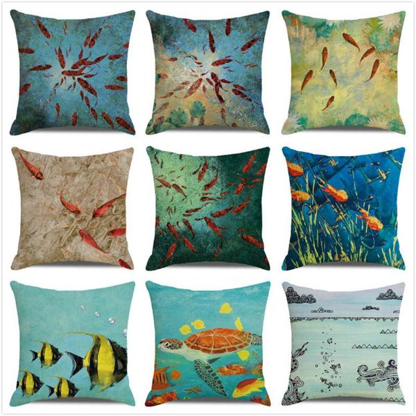 cushion/decorative pillow wholesale 45cm*45cm the bottom of sea fish linen/cotton throw covers cushion cover home decor pillowcase
cushion/decorative pillow wholesale 45cm*45cm the bottom of sea fish linen/cotton throw covers cushion cover home decor pillowcase
