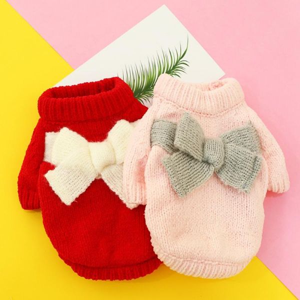 dog apparel winter warm cat clothes for small medium dogs knitted bow sweater pet clothing chihuahua bulldogs puppy costume coat
dog apparel winter warm cat clothes for small medium dogs knitted bow sweater pet clothing chihuahua bulldogs puppy costume coat