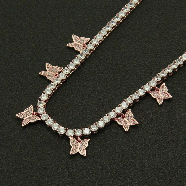 bangle selling hip hop creative copper micro inlaid zircon butterfly single row tennis chain necklace men's and women's fashion, Black
bangle selling hip hop creative copper micro inlaid zircon butterfly single row tennis chain necklace men's and women's fashion, Black