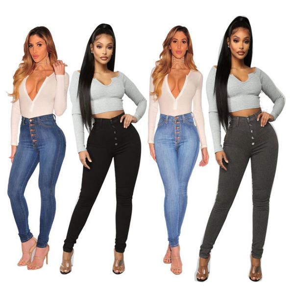 women slim jean fashional push up high waist pant ladies casual fit long pants female trousers, Blue
women slim jean fashional push up high waist pant ladies casual fit long pants female trousers, Blue