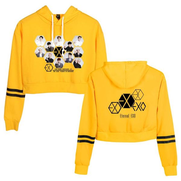 women's hoodies & sweatshirts exo ablum clothes kpop autumn women sweatshirt fashion crop harajuku long sleeve loose pullover, Black
women's hoodies & sweatshirts exo ablum clothes kpop autumn women sweatshirt fashion crop harajuku long sleeve loose pullover, Black