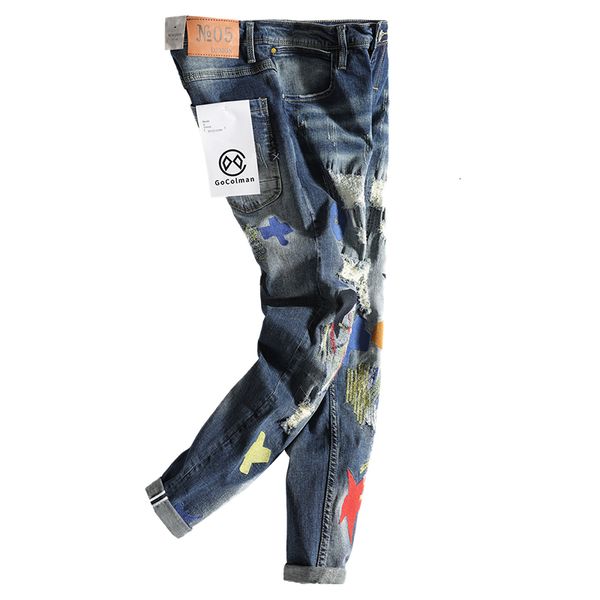 jeans fashion streetwear men jeans retro blue elastic cotton ripped denim punk trousers slim fit embroidery designer hip hop pants
jeans fashion streetwear men jeans retro blue elastic cotton ripped denim punk trousers slim fit embroidery designer hip hop pants