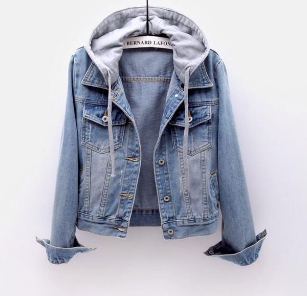 women's jackets denim short coat short-sleeved slim hooded jacket wild student shirt streetwear bomber women, Black;brown
women's jackets denim short coat short-sleeved slim hooded jacket wild student shirt streetwear bomber women, Black;brown