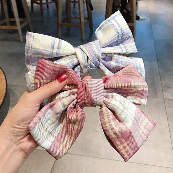 hair accessories 2pcs/lot oversize plaid bow with clip for korean janpanese high school girls barrette, Slivery;white
hair accessories 2pcs/lot oversize plaid bow with clip for korean janpanese high school girls barrette, Slivery;white