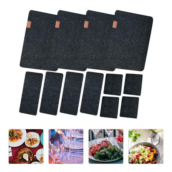 mats & pads 4 sets of restaurant felt square place round coasters cutlery holding bags
mats & pads 4 sets of restaurant felt square place round coasters cutlery holding bags