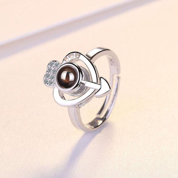 wedding rings 925 sterling silver ring for women jewelry projection i love you heart arrow crystal zircon girl valentine's day gifts, Slivery;golden
wedding rings 925 sterling silver ring for women jewelry projection i love you heart arrow crystal zircon girl valentine's day gifts, Slivery;golden