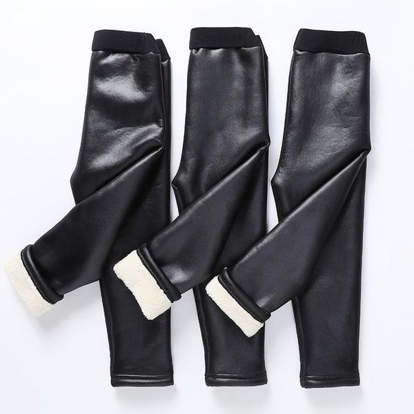 winter fur girls leggings kids thick warm elastic waist black leather pants teens solid color teenage clothing trousers, Blue
winter fur girls leggings kids thick warm elastic waist black leather pants teens solid color teenage clothing trousers, Blue